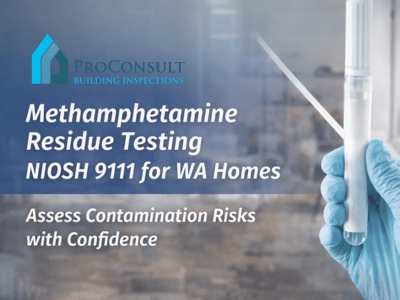 ProConsult Announces Methamphetamine Residue Testing Using the NIOSH 9111 Method for WA Homes