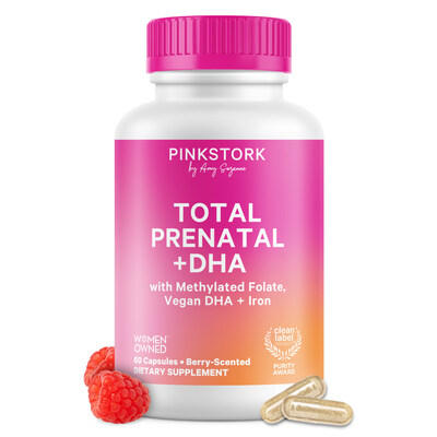 Pink Stork Total Prenatal + DHA Receives the Clean Label Project Purity Award