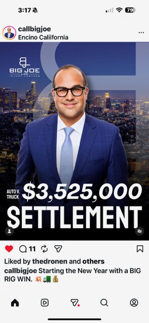Big Joe Law Secures $3.525 Million Settlement for Client Catastrophically Injured in Riverside County Commercial Truck Collision