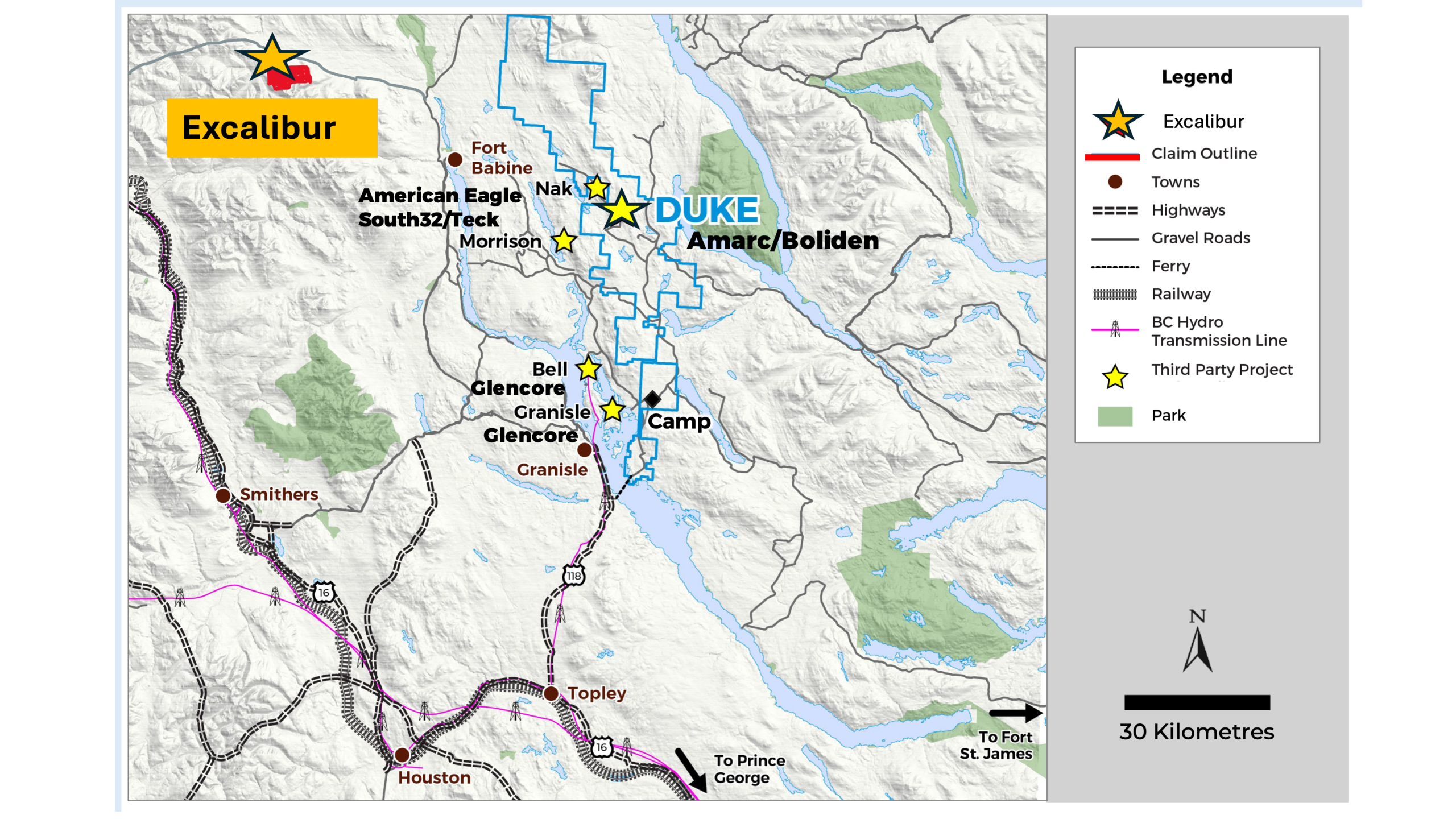 Excalibur IP Survey Results Confirm High Priority Copper Gold Drill Targets