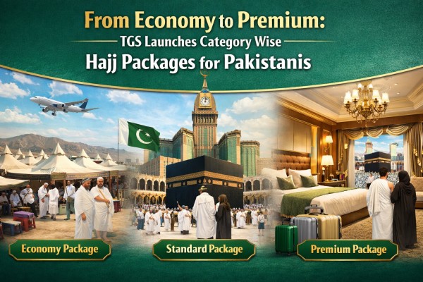 From Economy to premium: TGS Launches category wise hajj packages for Pakistanis