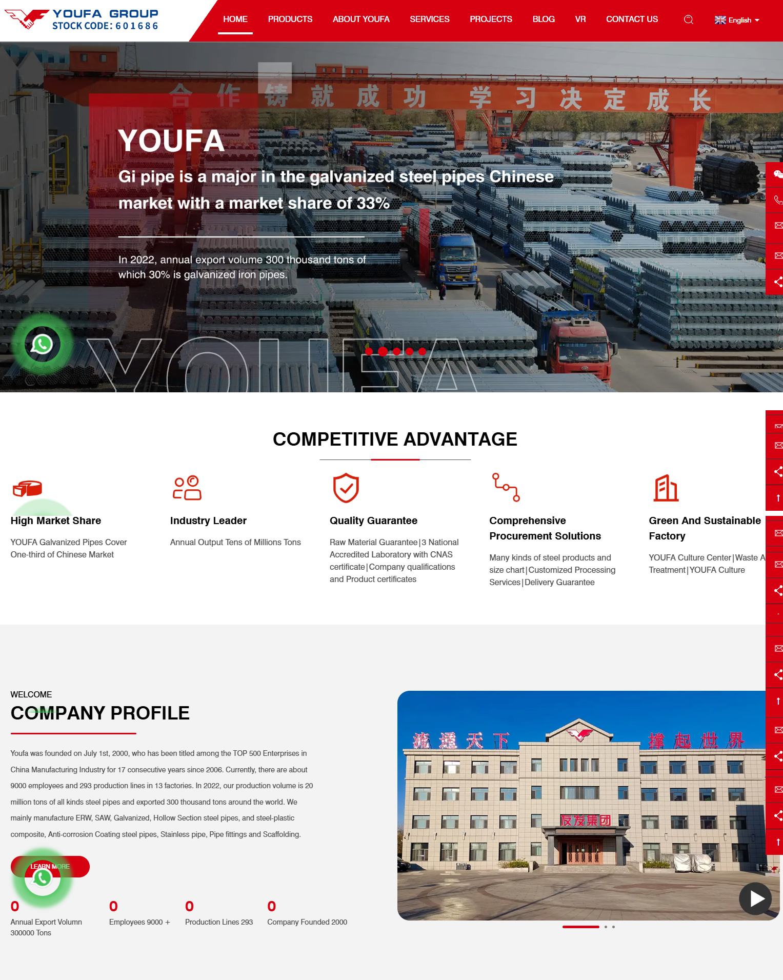Youfa Group: Building the Global Infrastructure Backbone as a Global Leading Carbon Steel Pipe Manufacturer