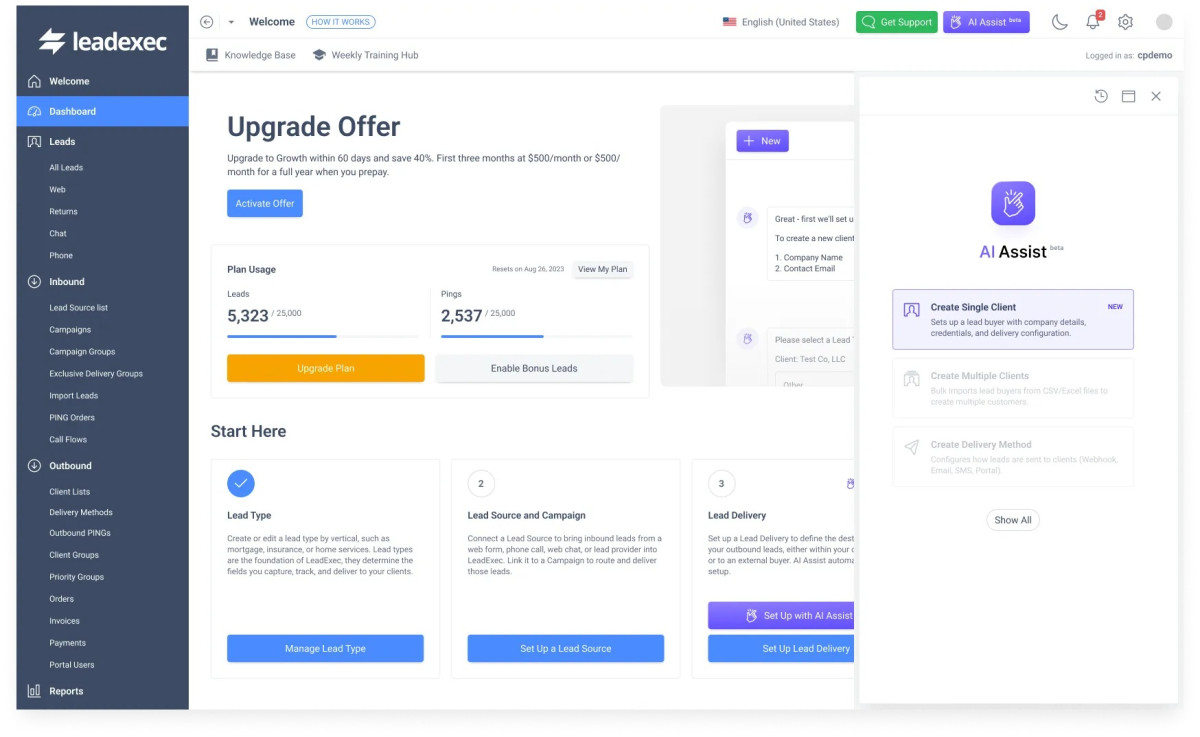 AI Assist Revolutionizes LeadExec Setup for Faster Activation